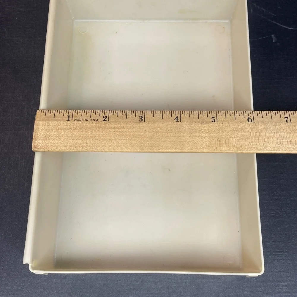 VTG Rubbermaid 2916 Interlocking Drawer Organizer Tray Set 10 Almond Beige